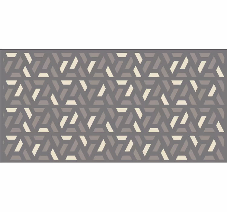 Rolo zavesa za spalnico s geometrijskim sivim trikotnikom - TenStickers