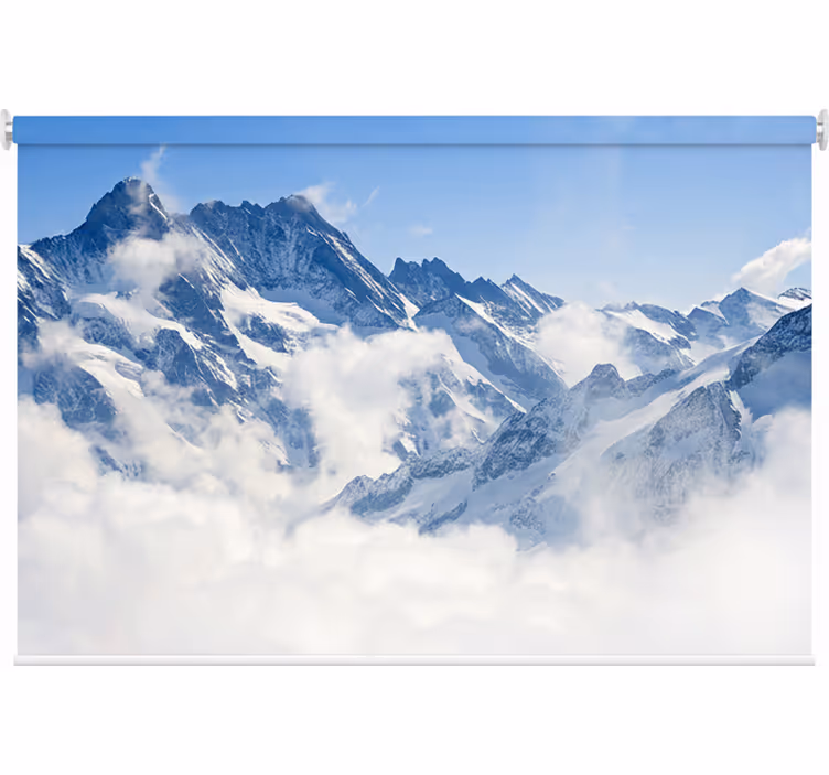 Rolo zavesa za spalnico alpska pokrajina - TenStickers