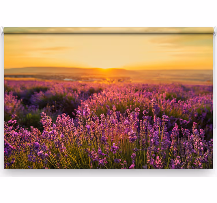 Rolo zavesa za spalnico panoramska provansa - TenStickers