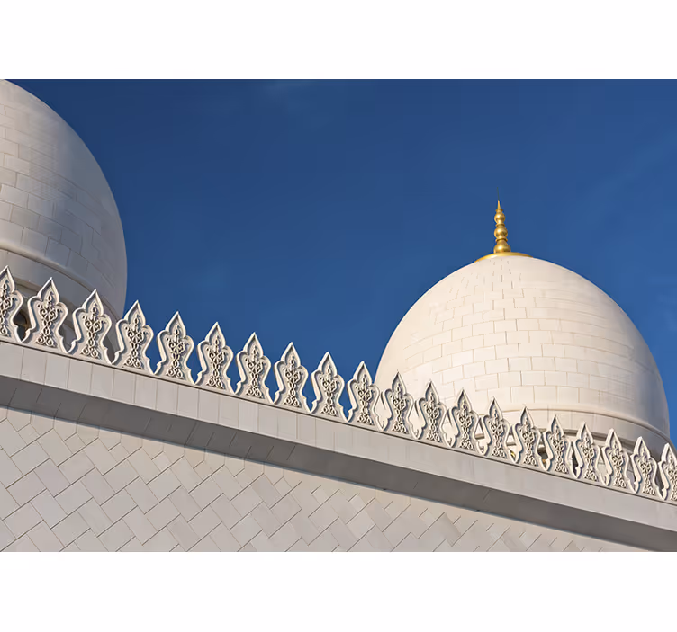 Bela rolo zavesa emirates sheikh zayed - TenStickers