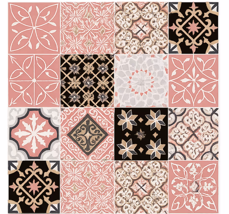 Rolo zavesa za dnevno sobo roza cement - TenStickers