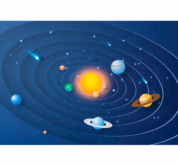 Otroška rolo senčila planeti sončnega sistema - TenStickers