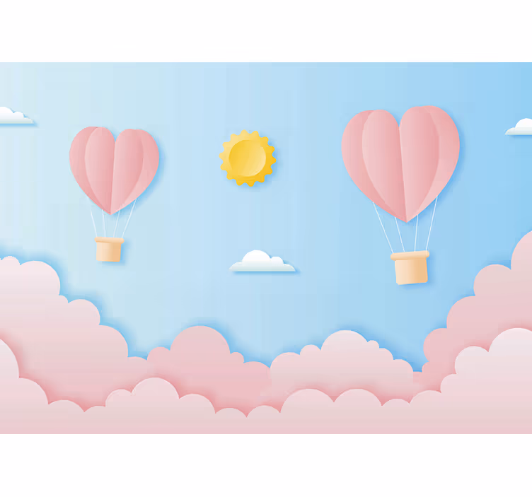 Otroška rolo senčila z motivom balonov - TenStickers
