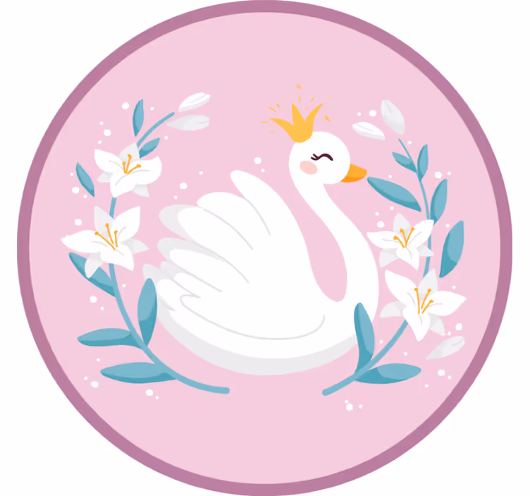 Otroška rolo senčila labodja kraljica - TenStickers
