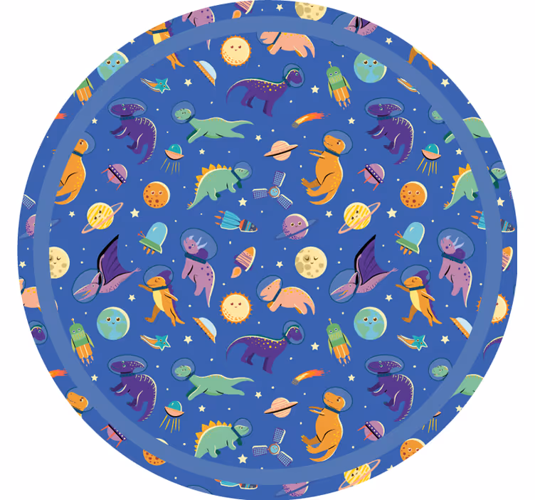 Otroška rolo senčila dinozavri v vesolju - TenStickers