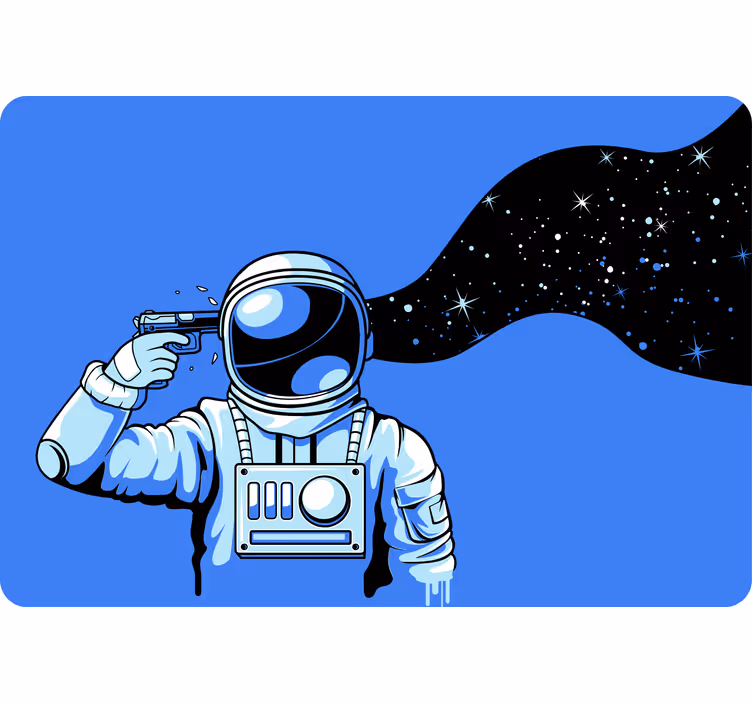 Otroška rolo senčila astronavti pod pritiskom - TenStickers