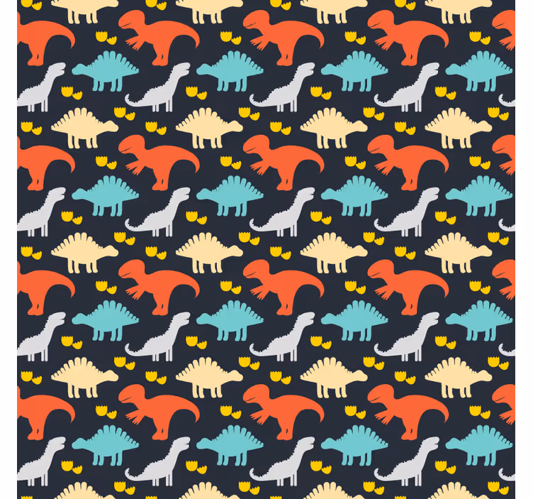 Otroška rolo senčila z otroškimi dinozavri - TenStickers