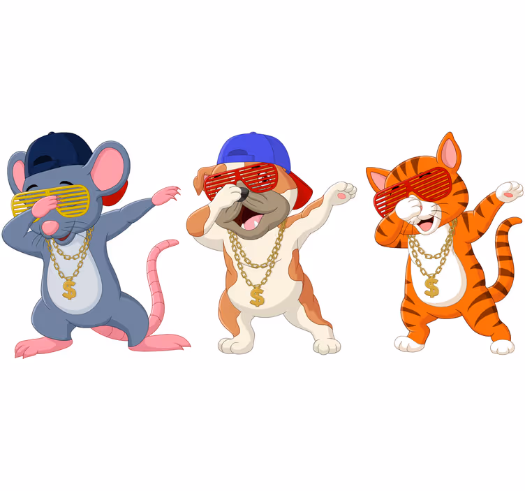 Otroška rolo senčila z animali za otroke - TenStickers
