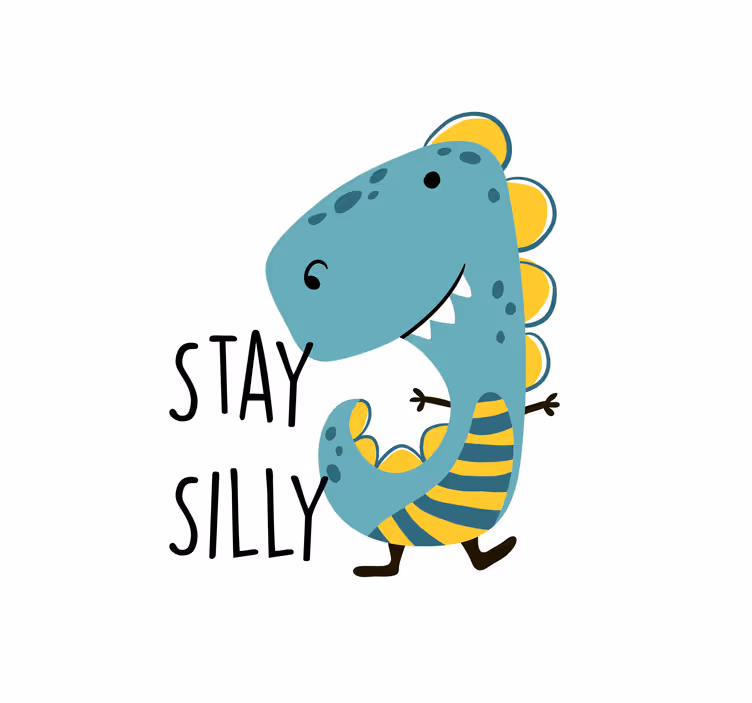 Otroška rolo senčila nordijski dinozavri ostani zabaven - TenStickers