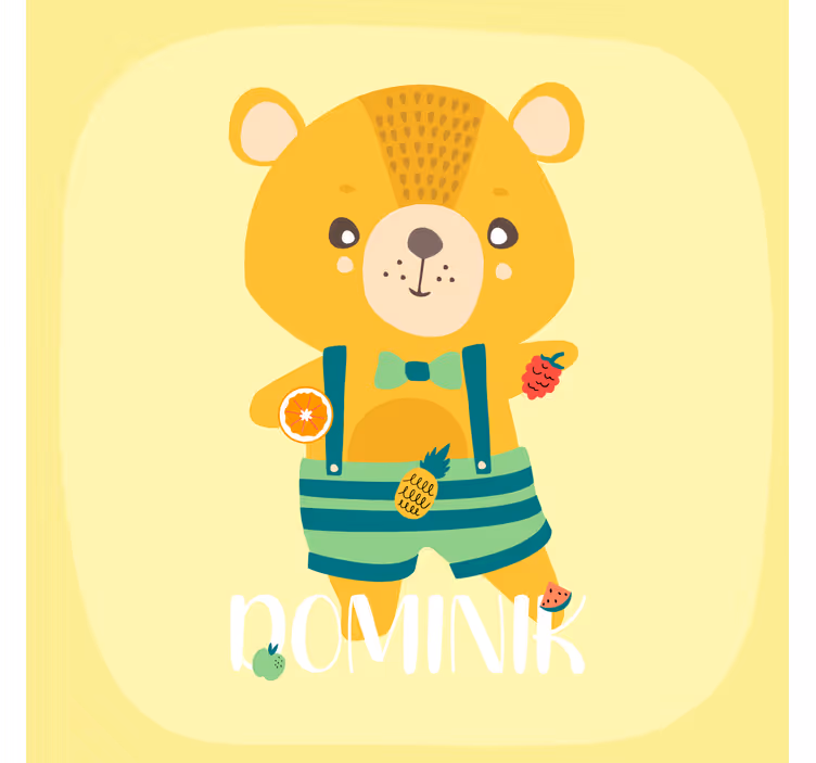 Otroška rolo senčila z imenom po meri - TenStickers