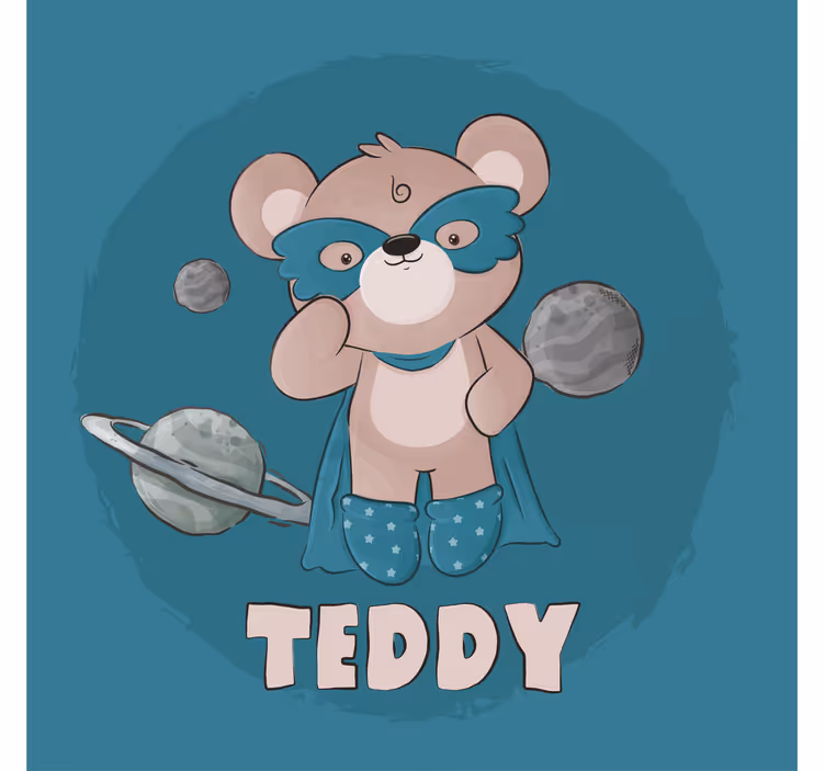 Otroška rolo senčila junak medvedek - TenStickers