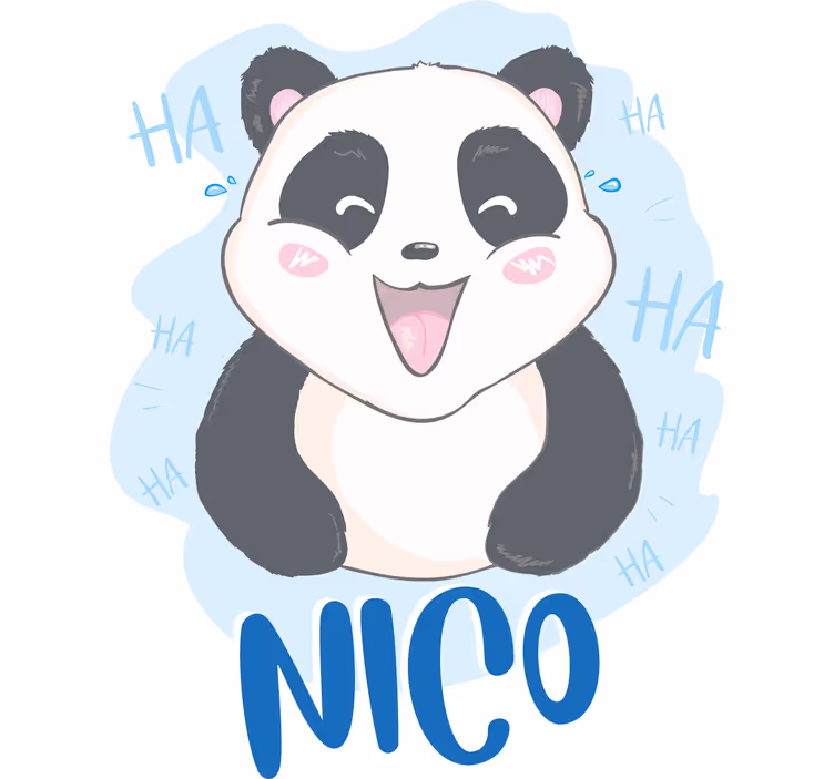 Otroška rolo senčila presenečen panda - TenStickers