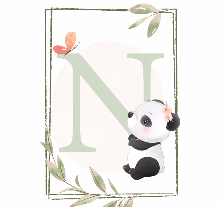 Otroška rolo senčila ljubka panda - TenStickers