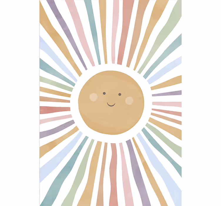 Otroška rolo senčila srečno sonce - TenStickers