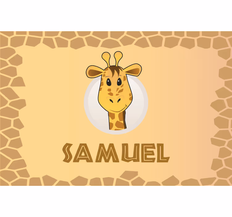 Otroška rolo senčila s prilagodljivim imenom - TenStickers