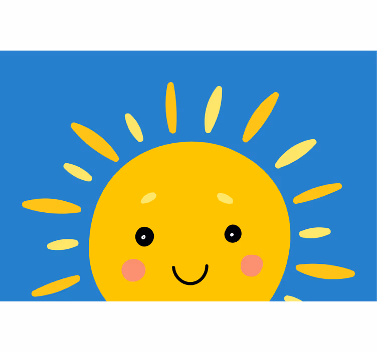 Otroška rolo senčila sonce z obrazom - TenStickers