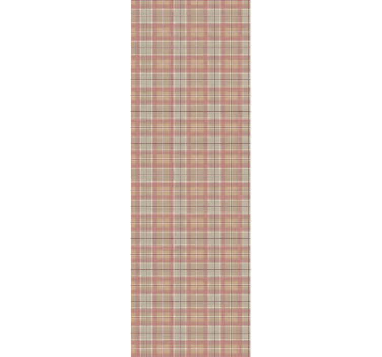 Rolo zavesa za kuhinjo vinil za hladilnik tartan tekstura - TenStickers
