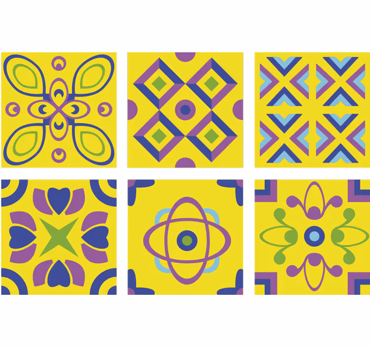 Rolo zavesa za kuhinjo psihodelične simetrije - TenStickers