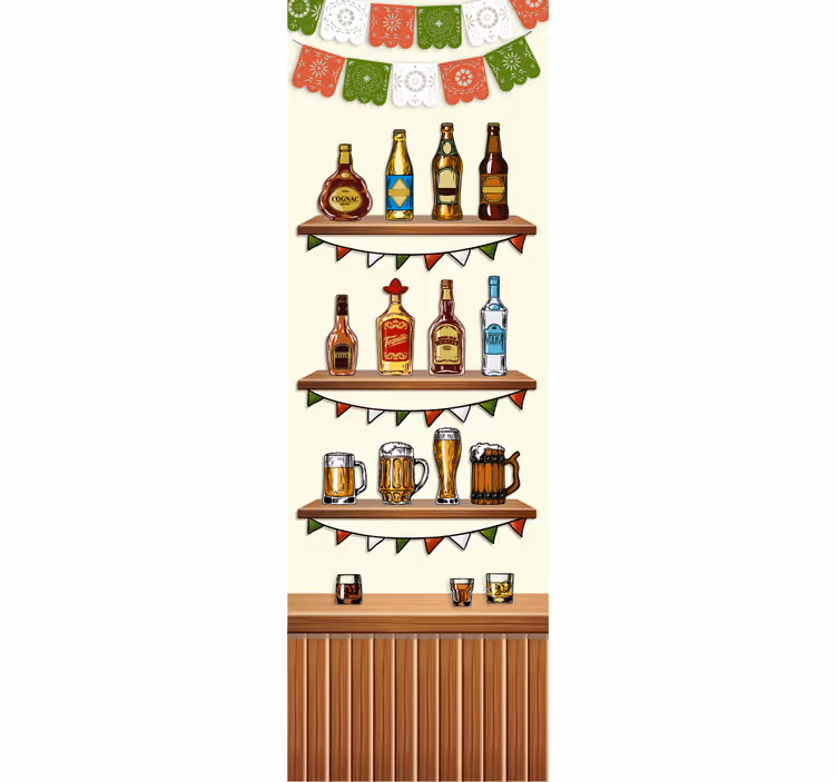 Rolo zavesa za kuhinjo dekorativni vinil tequila - TenStickers