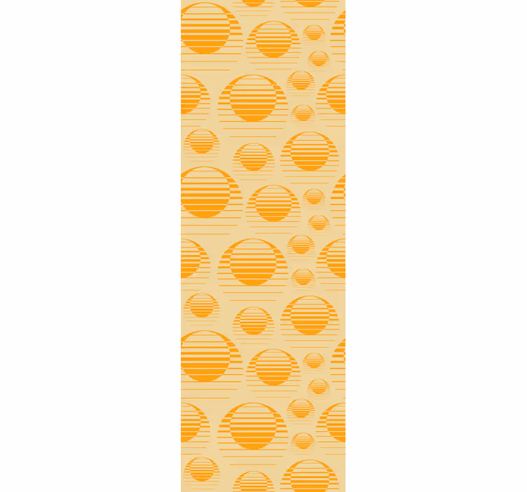 Rolo zavesa za kuhinjo retro sun draw hladilnik - TenStickers