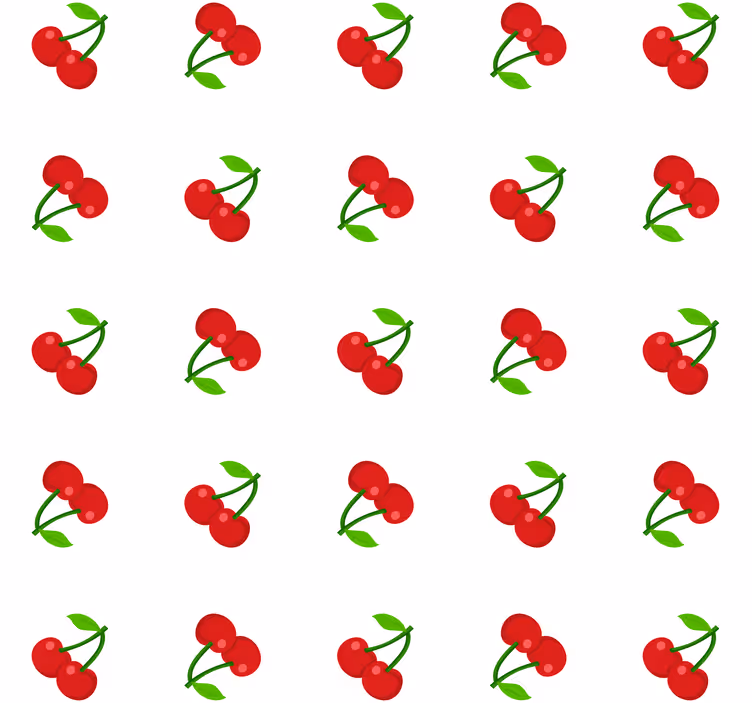 Rolo zavesa za kuhinjo češnjevi konfeti - TenStickers