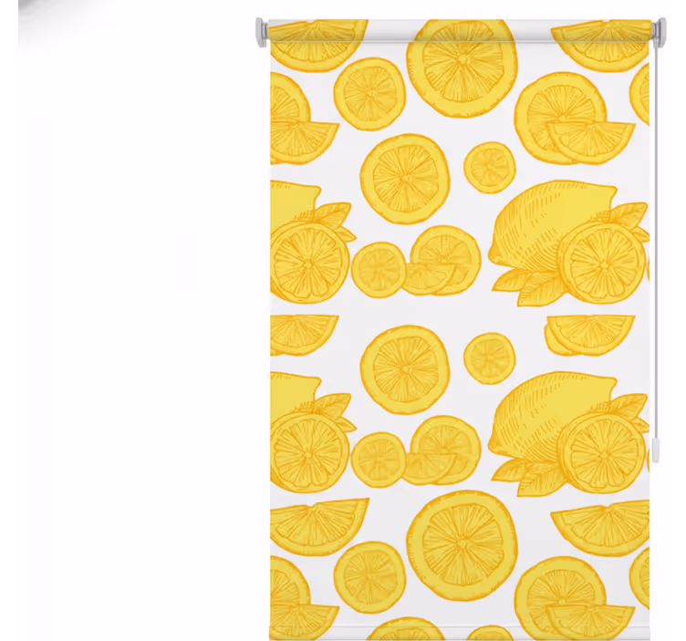 Rolo zavesa za kuhinjo risba pomaranč in limon - TenStickers