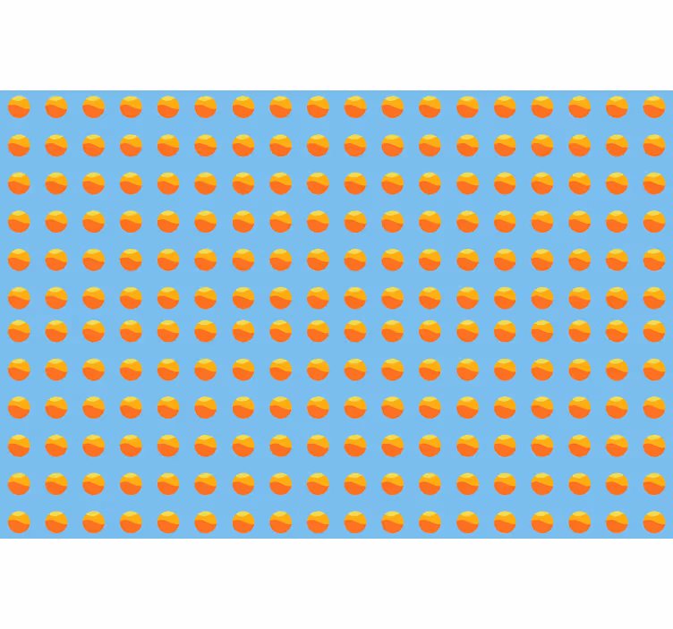 Modri senčniki za okna vzorec sonca iz 70-ih - TenStickers