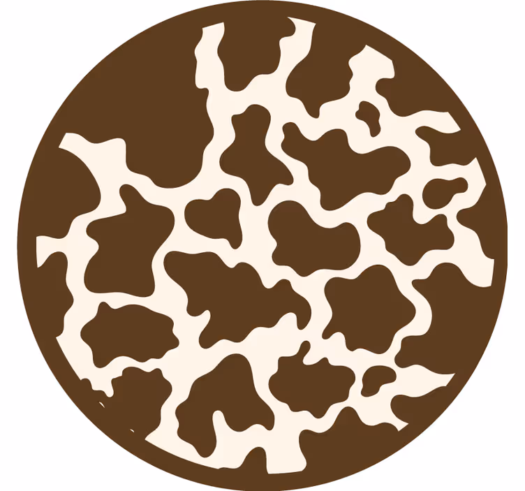 Rolo zavesa za spalnico rjava krava - TenStickers