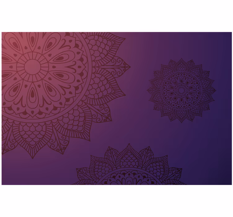 Rolo zavesa za spalnico svetla modra mandala - TenStickers