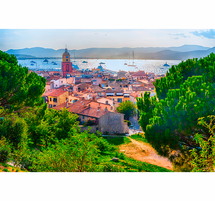 Rolo zavesa za dnevno sobo saint-tropez - TenStickers
