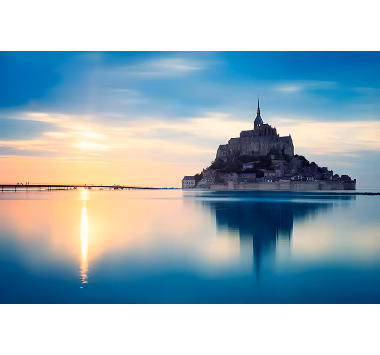 Rolo zavesa za dnevno sobo mont saint-michel - TenStickers