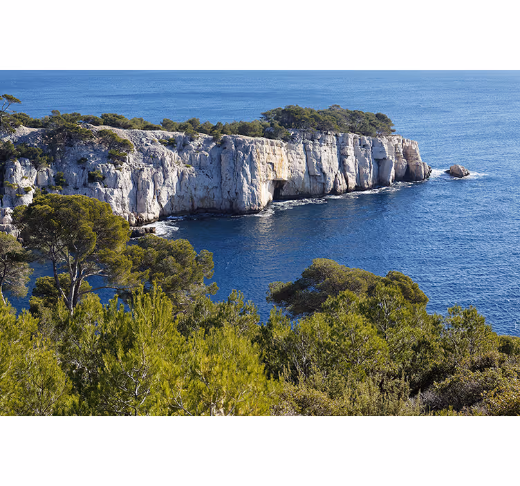 Rolo zavesa za dnevno sobo calanques pri marseillu - TenStickers