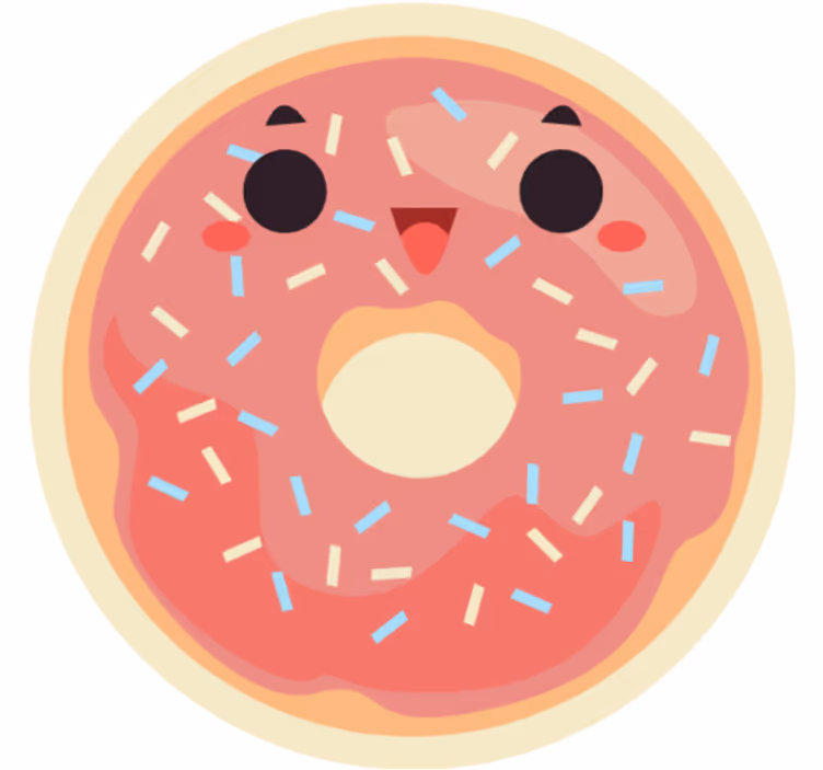 Otroška rolo senčila z anime krofi - TenStickers