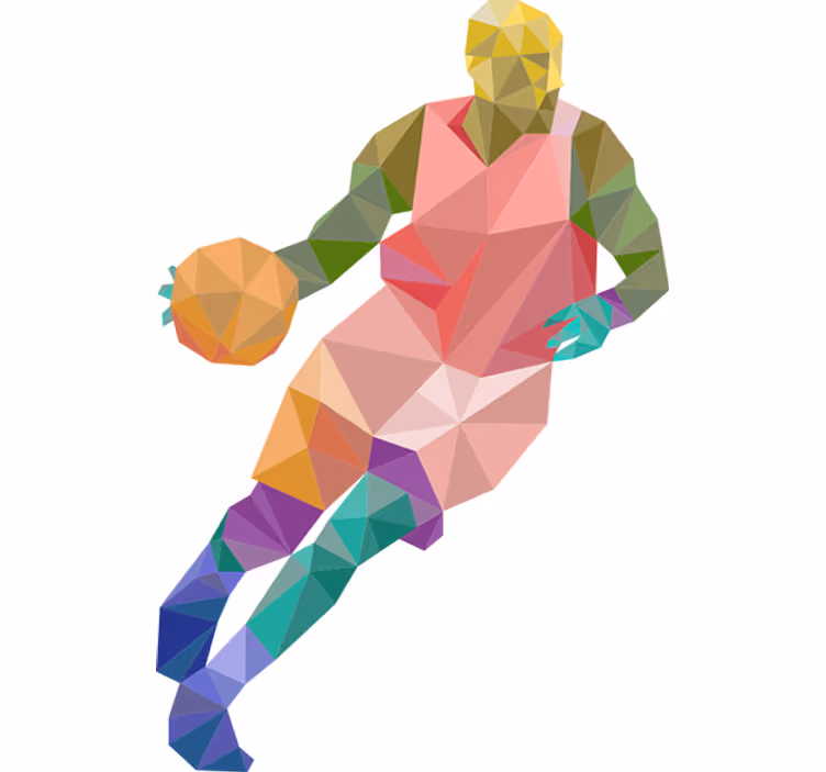 Rolo zavesa za najstnika origami košarka - TenStickers