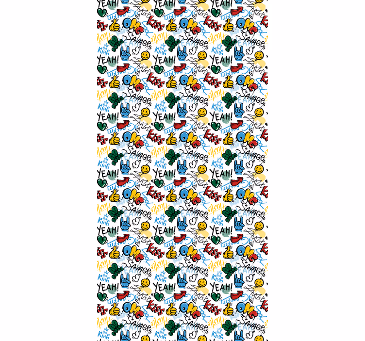 Rolo zavesa za najstnika ulični grafiti risba - TenStickers