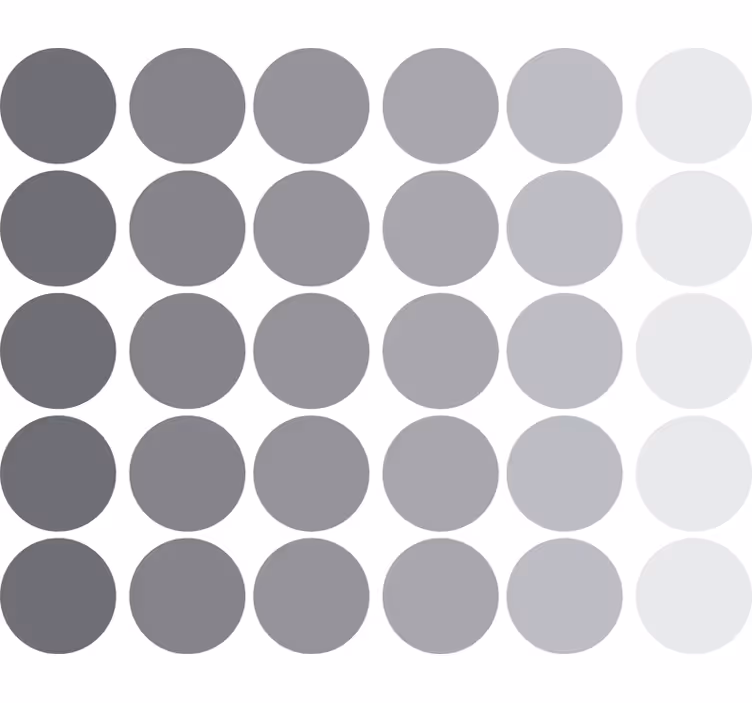 Rolo zavesa za najstnika geometrijski sivi krogi - TenStickers