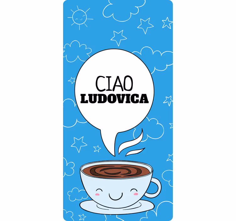 Rolo zavesa za najstnika personalizirana srečna skodelica - TenStickers