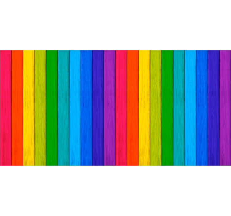 Rolo zavesa za najstnika realistična mavrična lesena podlaga - TenStickers