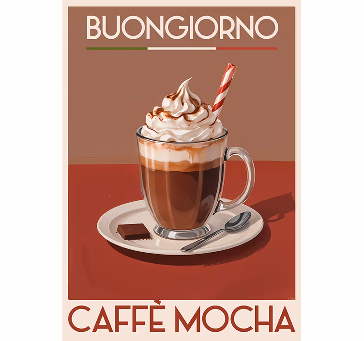 Letnik rolo senčilo kava mocha - TenStickers