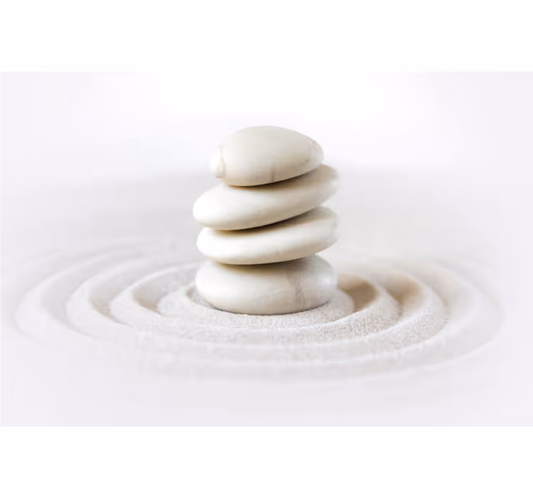 Rolo zavesa za pisarno zen kamenčki - TenStickers