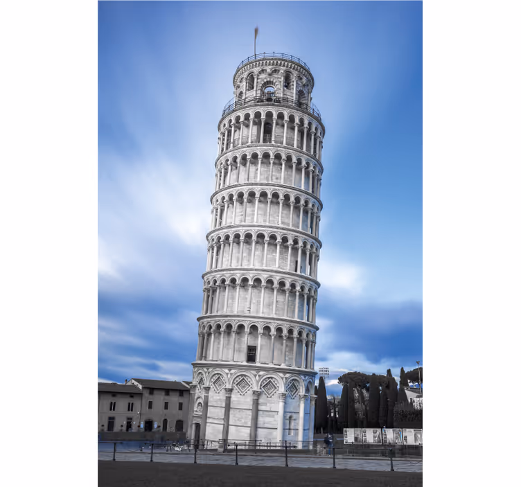 Rolo zavesa za pisarno pizanska stolpnica italija - TenStickers