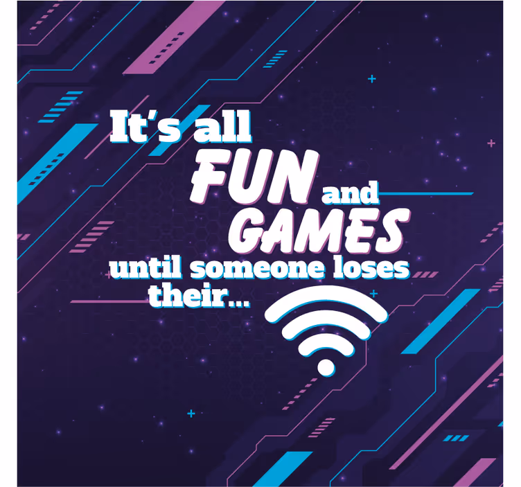 Rolo zavesa za pisarno smešni wifi šale - TenStickers