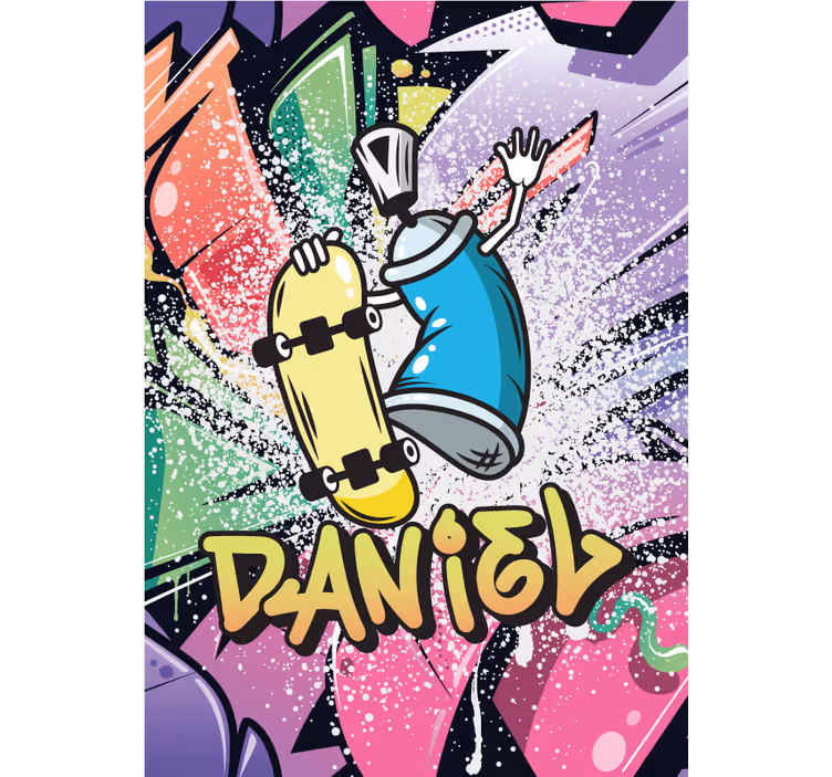 Rolo zavesa za najstnika po meri grafiti - TenStickers
