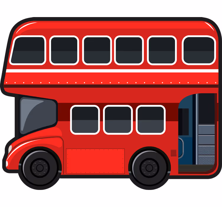 Zabavno senčilo avtobus london - TenStickers