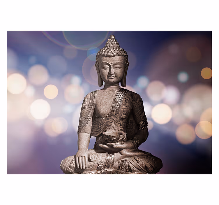 Zen senčilo tapeta - amethyst buddha - TenStickers