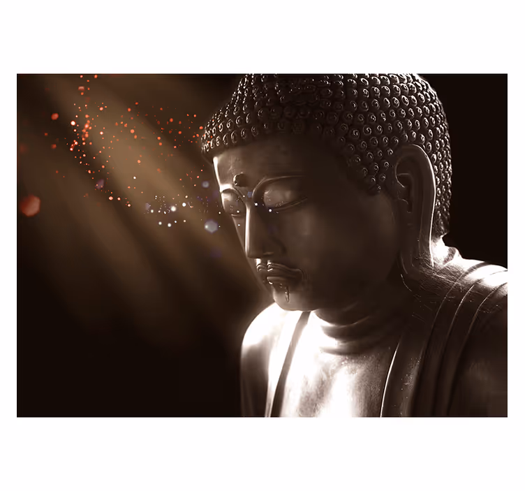 Zen senčilo mirni portret bude - TenStickers