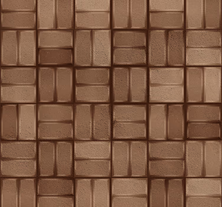 Rjavi roloji geometrijska marmorna estetika - TenStickers