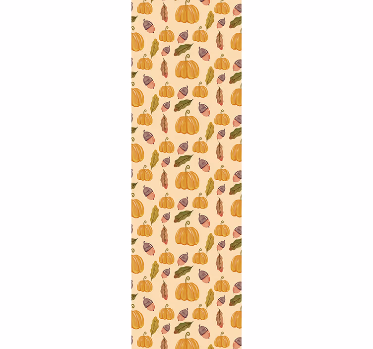 Klasika senčilo vintage buče in listje - TenStickers