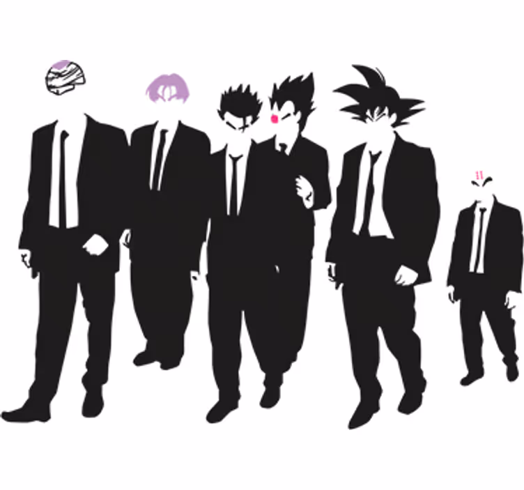 Superheroj senčilo dekorativni vinil z drakonskimi psi - TenStickers