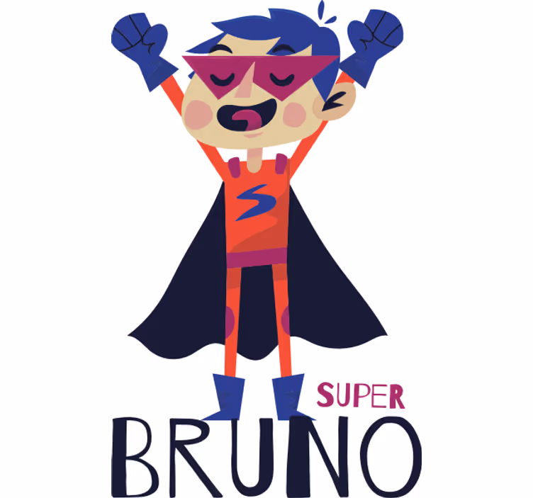 Superheroj senčilo personalizirani superboy - TenStickers